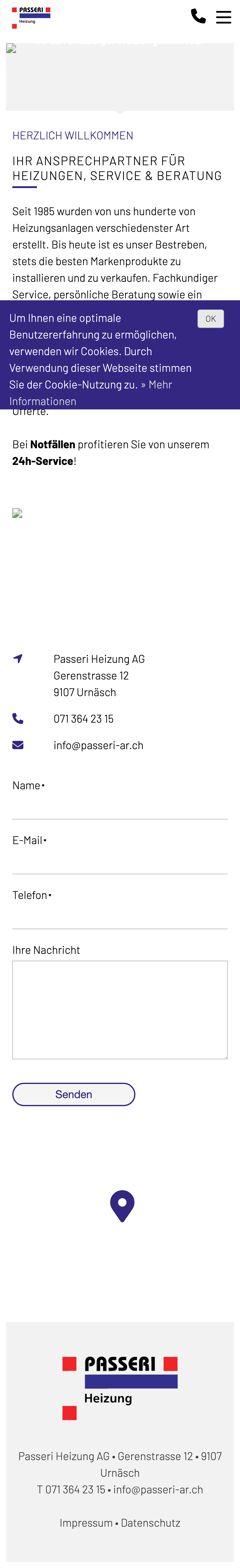 Heute · passeri-ar.ch